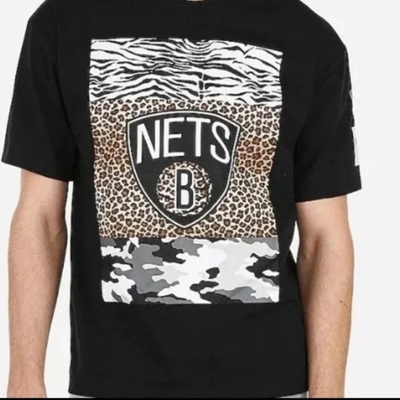 Limited Brooklyn Nets NBA Heavyweight Graphic T-Shirt Size XL Men top shirt NWT - Picture 2 of 4